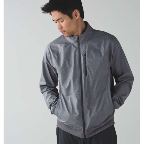 lululemon athletica Other - Lululemon Brut Jacket in Heathered Slate Gray / Hawk Blue Medium